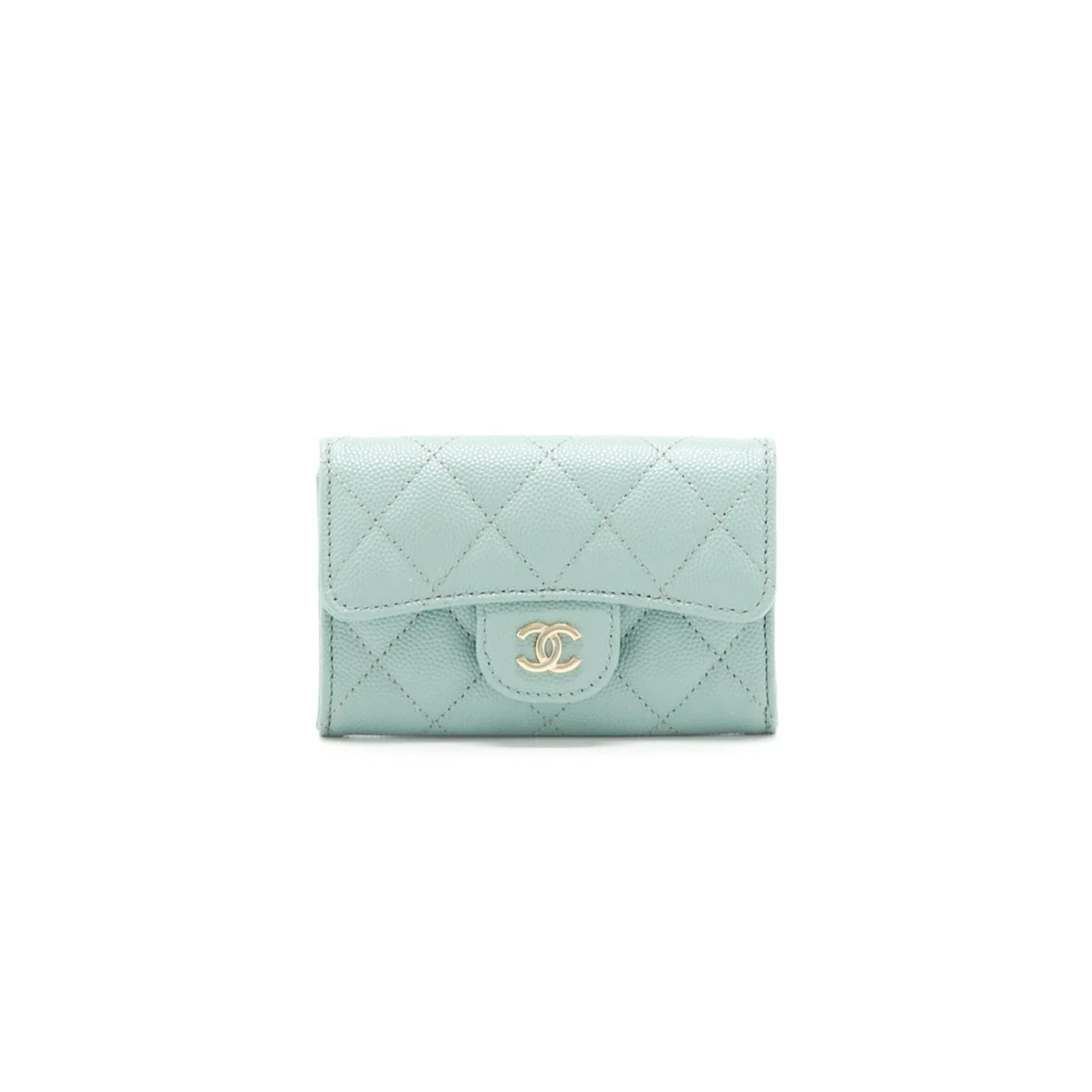 CHANEL CAVIAR QUILTED FLAP CARD HOLDER WALLET AP0214 (11.3*7.5*2.5cm)